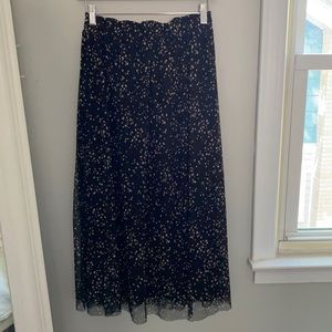 Originality Dotted Midi Tulle Skirt